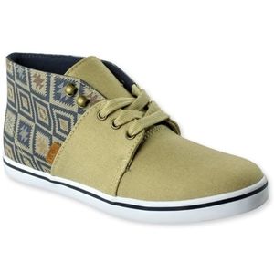 Vans Camryn Slim Skate Shoes Womens Sz 8 Native Taose Taupe/Blue